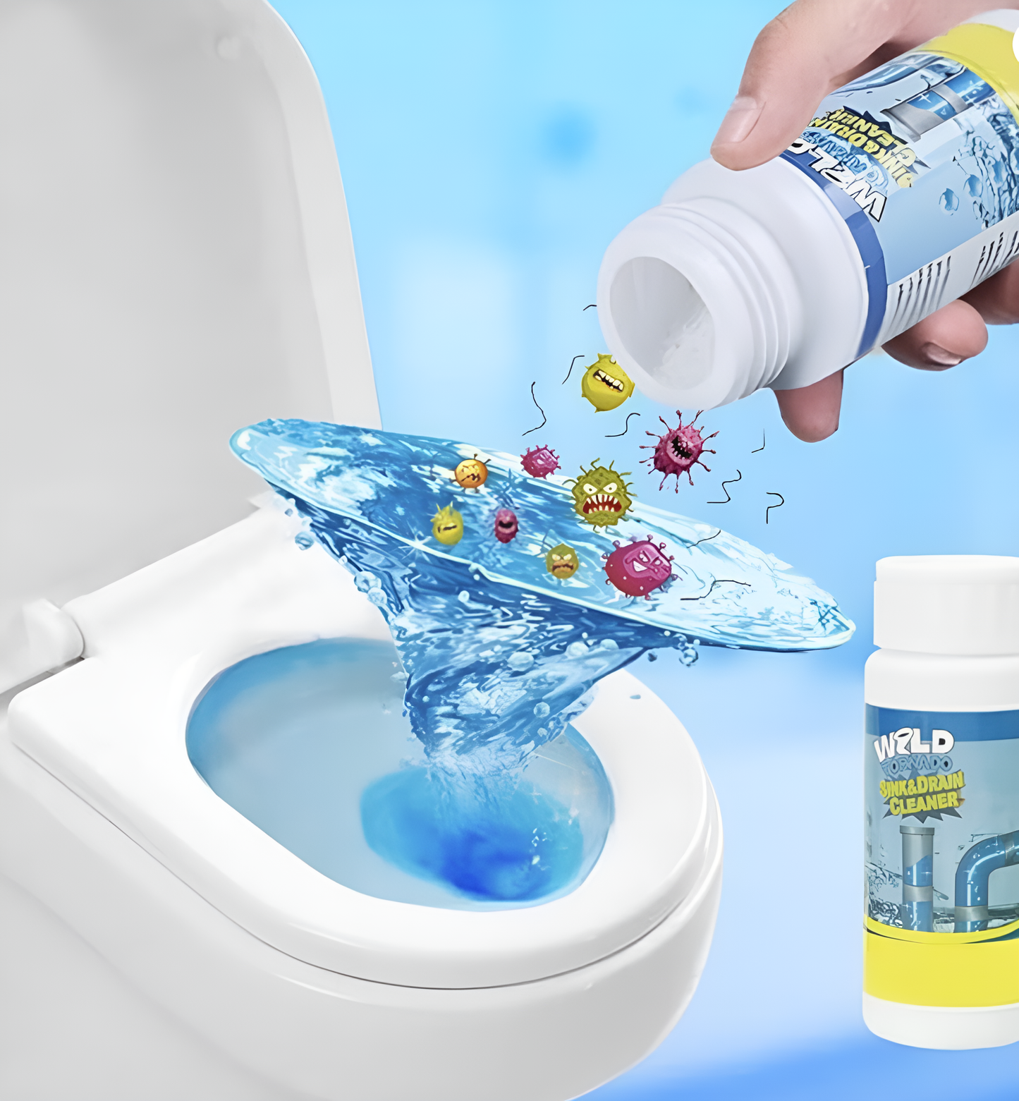 Zinbel Drain Cleaner Powder & Effective Blockage Remover